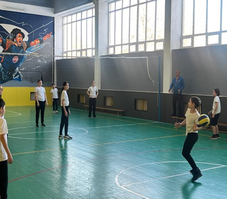 Первенство гимназии по подводящей игре к волейболу- «пионербол»